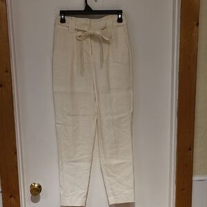 Express Cream Ankle Pants